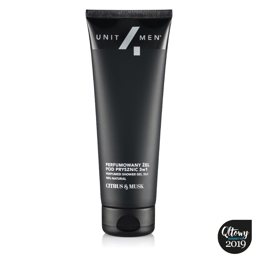 Unit4Men Perfumowany żel pod prysznic 3w1 Kąpiel 200 ml Męskie