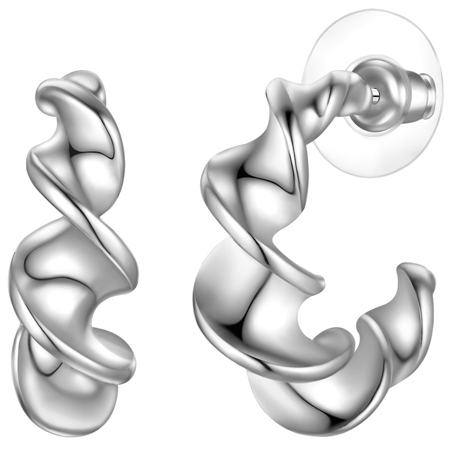 Yokoamii Kolczyki z Stop metali w Srebrny Kolczyki koła 1 ct Damski