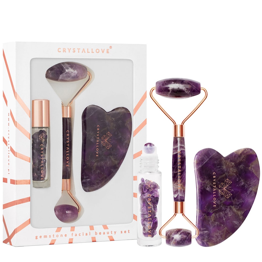 Crystallove Amethyst beauty set Urządzenia do masażu twarzy 1 ct