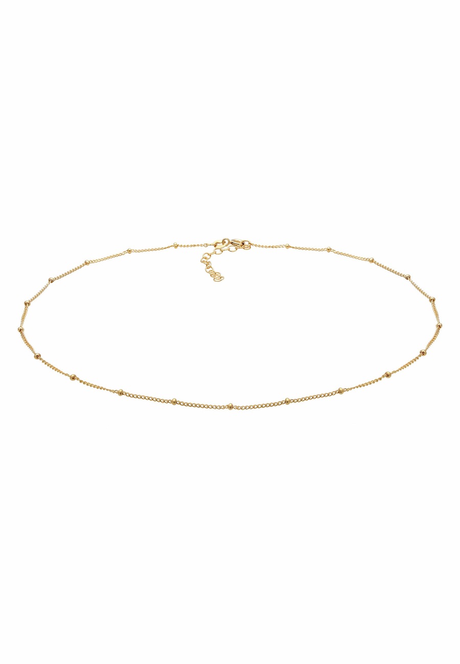 Elli Choker damski kulkowy Basic Minimal Trend w srebrze 925 Sterling Silver Naszyjniki 1 ct Damski