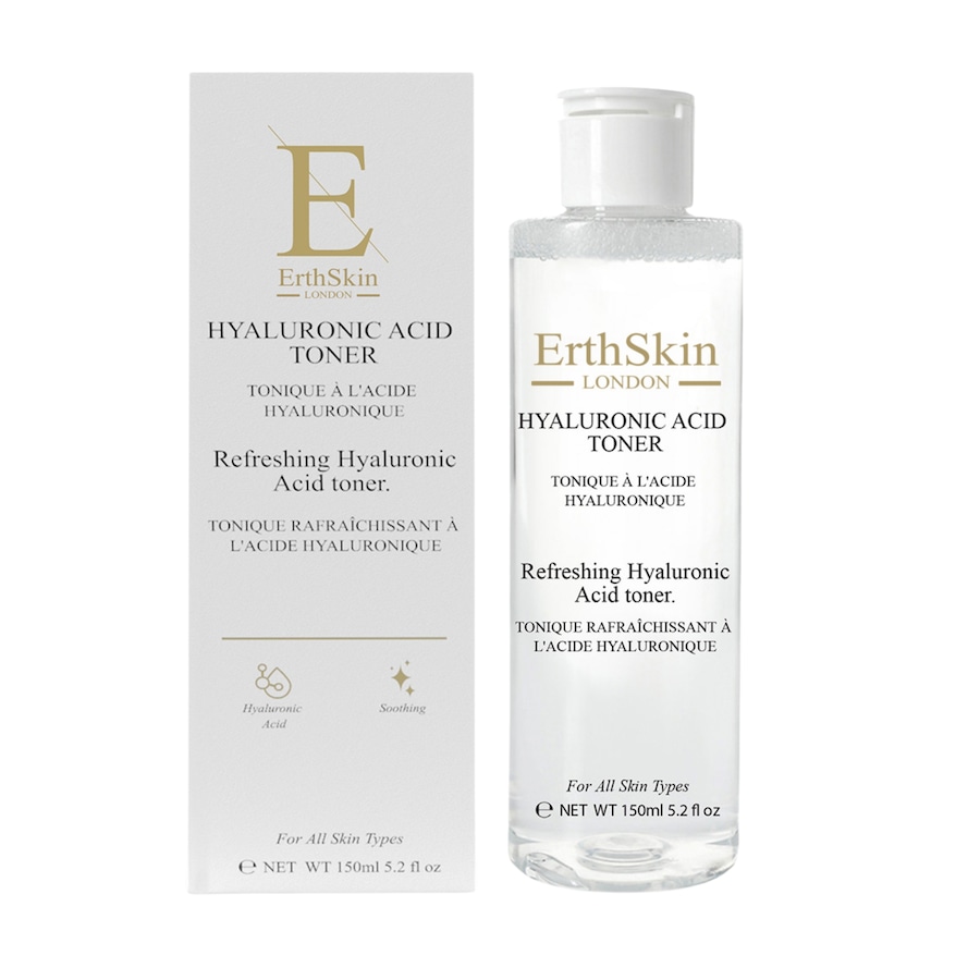 ErthSkin London Odświeżający tonik z kwasem hialuronowym Toniki do twarzy 150 ml Damski