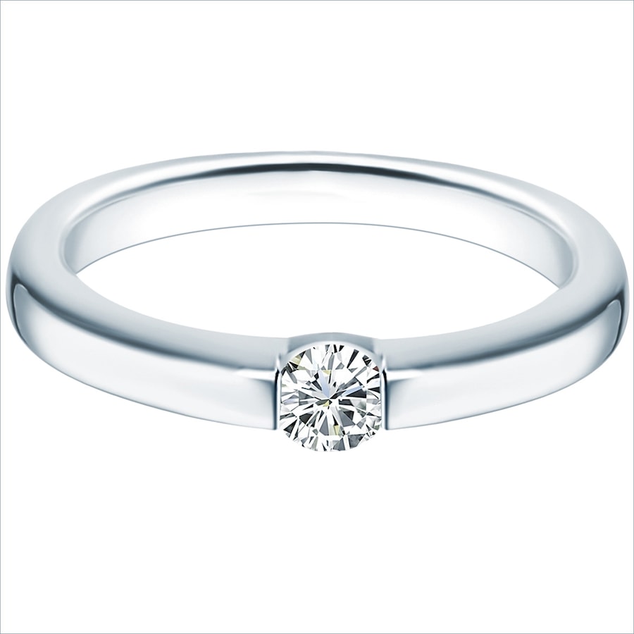 Trilani Srebrny pierścionek srebro wysokiej próby Cyrkonia srebrny Pierścionki 1 ct Damski