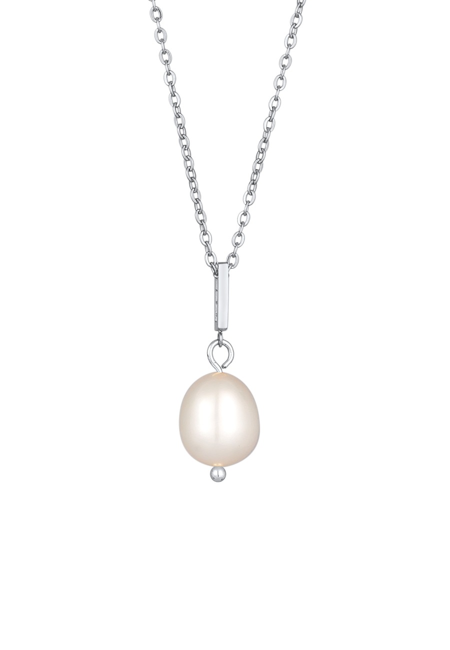 Elli Damski wisiorek szklany koralik elegancki złoty kolor Naszyjniki 1 ct