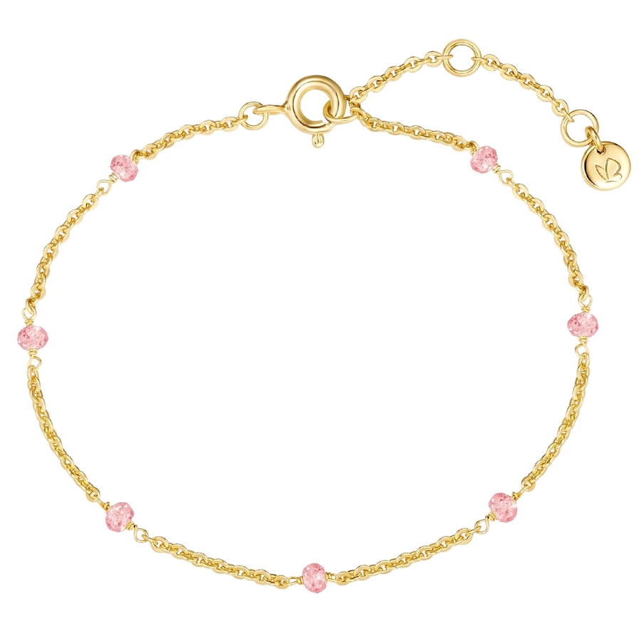 Glanzstücke München Bransoletka Srebro wysokiej próby Żółte złoto Bransoletki 1 ct Damski