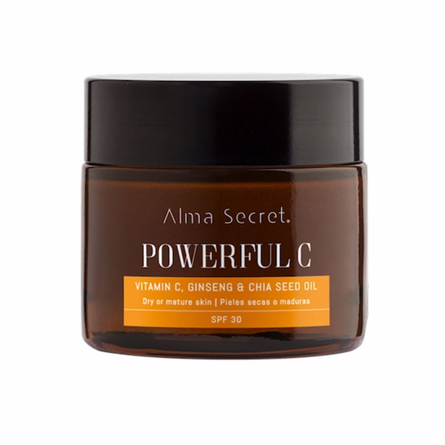Alma Secret SILNY Przeciwstarzeniowy rozświetlający chia SPF30 Kremy przeciwzmarszczkowe 50 ml
