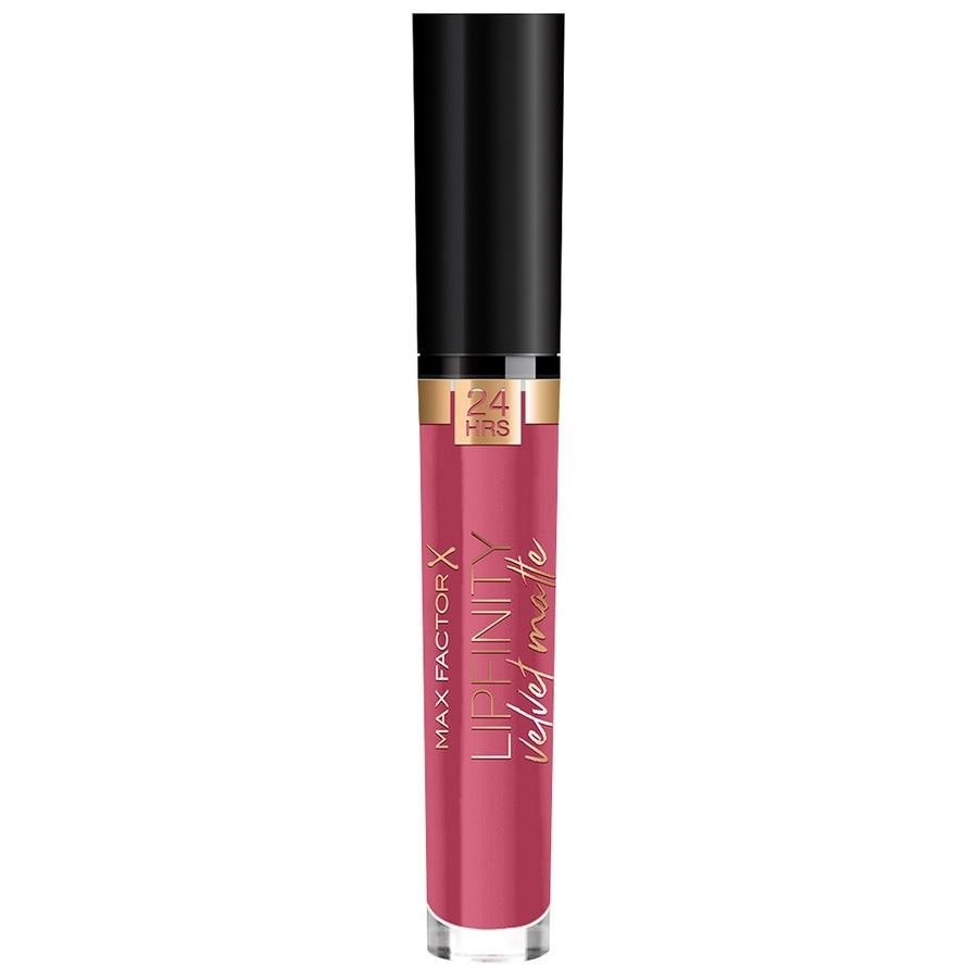 Max Factor Max Factor Lipfinity Velvet Matte matowa pomadka z witaminą E nr 025 - Red Luxury Szminki 3,5 ml 05 - MERLOT