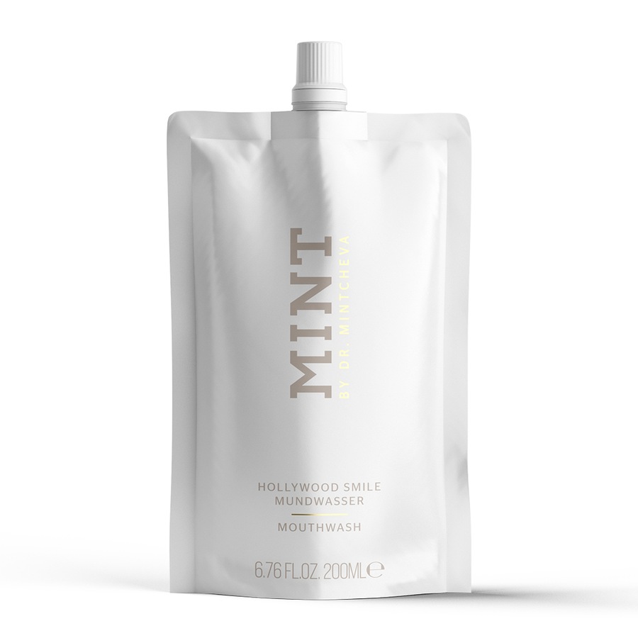 Mint by Dr. Mintcheva Hollywood Smile Mundwasser Płyn do płukania ust i woda 200 ml
