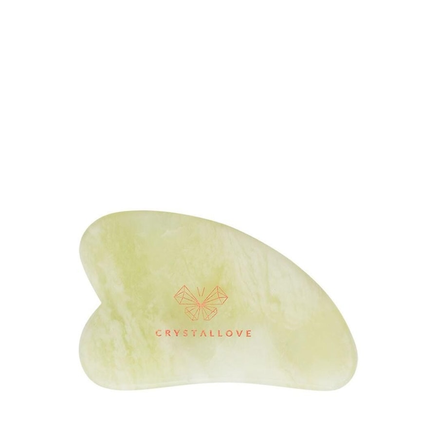 Crystallove Płytka do masażu twarzy Gua Sha z Jadeitu Urządzenia do masażu twarzy 1 ct