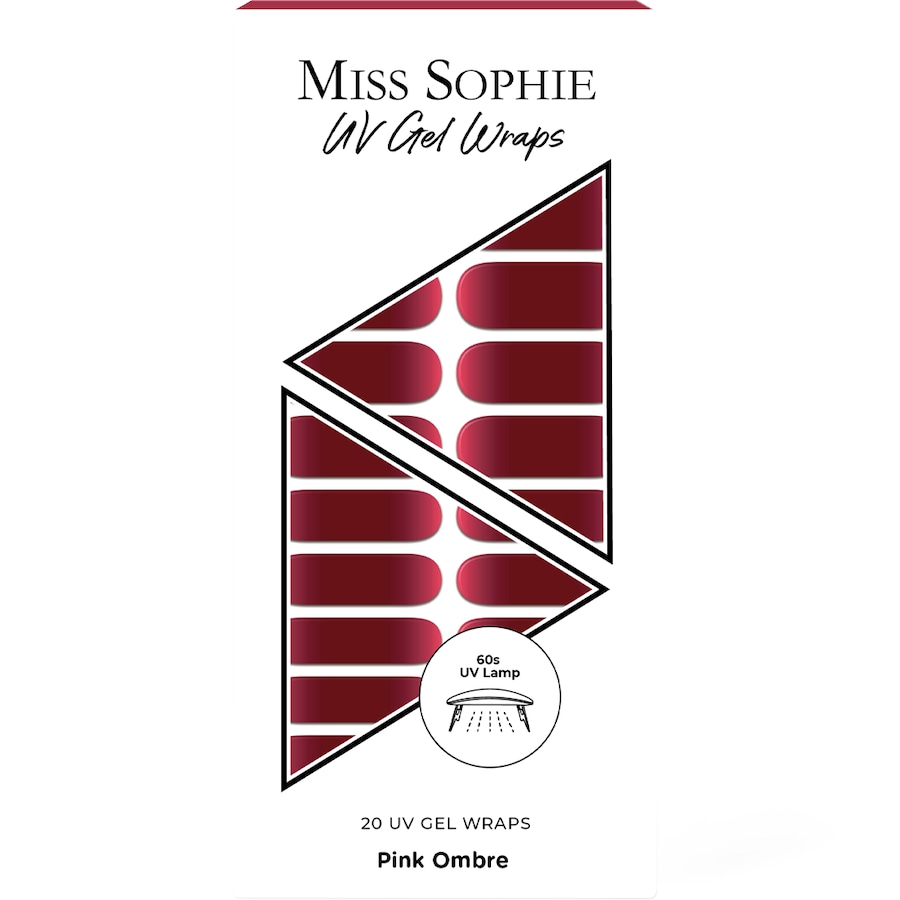 Miss Sophie's 20 okładów żelowych UV Stylizacja paznokci 1 ct Pink Ombre