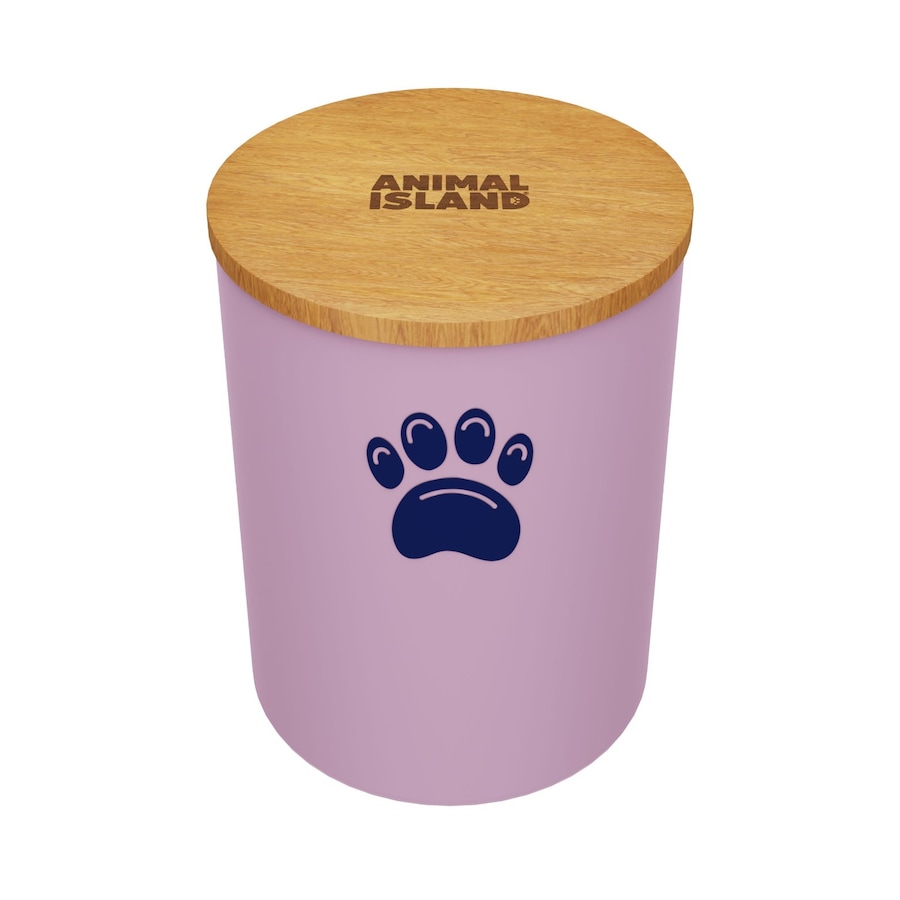 Animal Island Pojemnik na karmę S, Psia główka Szampony 3000 ml Szary