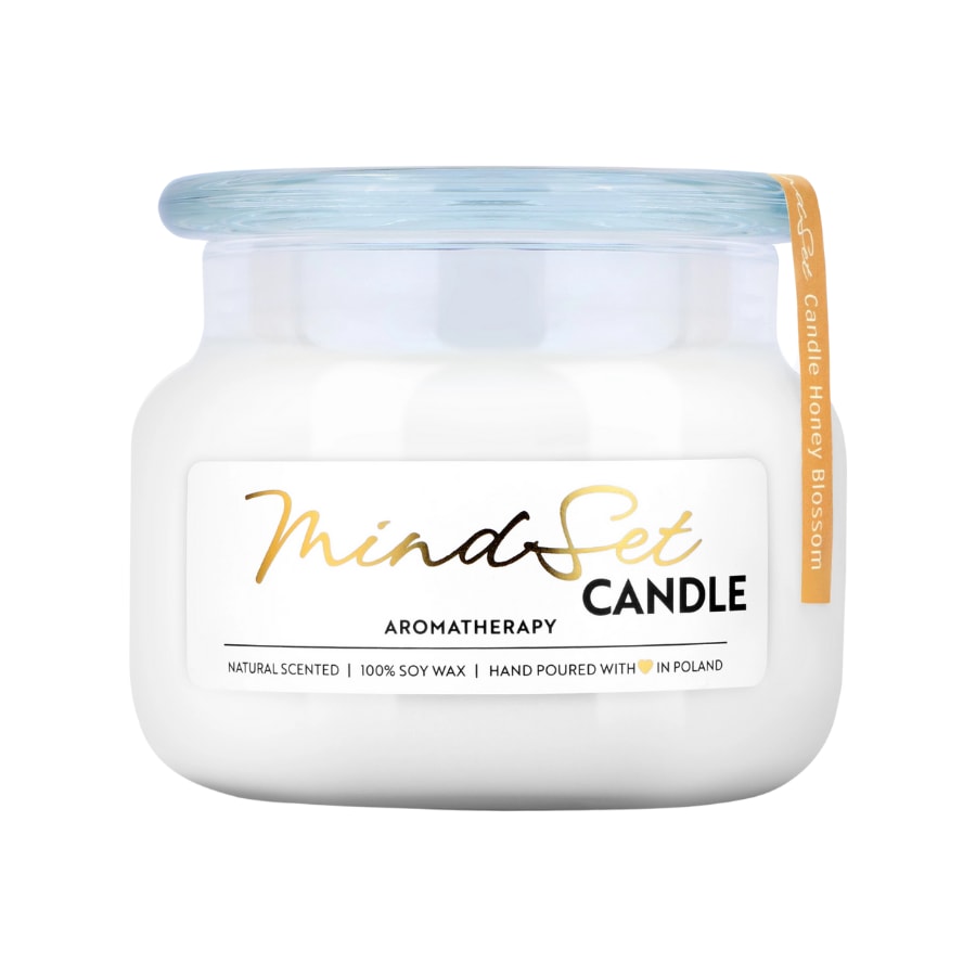 Mindset Cosmetics Świeca zapachowa Honey Blossom Świeczki 450 ml
