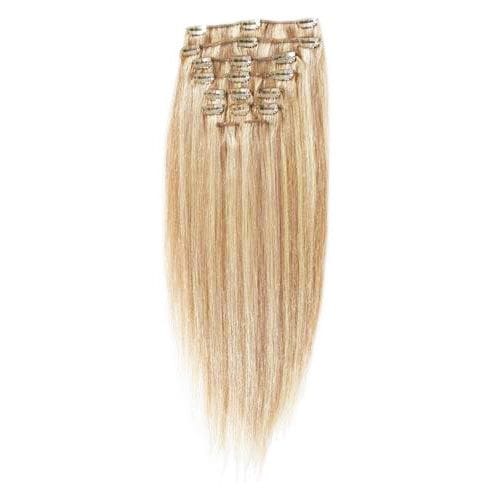 Fashiongirl Fashiongirl Przedłużenie włosów Clip-in #60 Platynowy blond - 65 cm Przedłużanie włosów 1 ct Jasnobrązowy