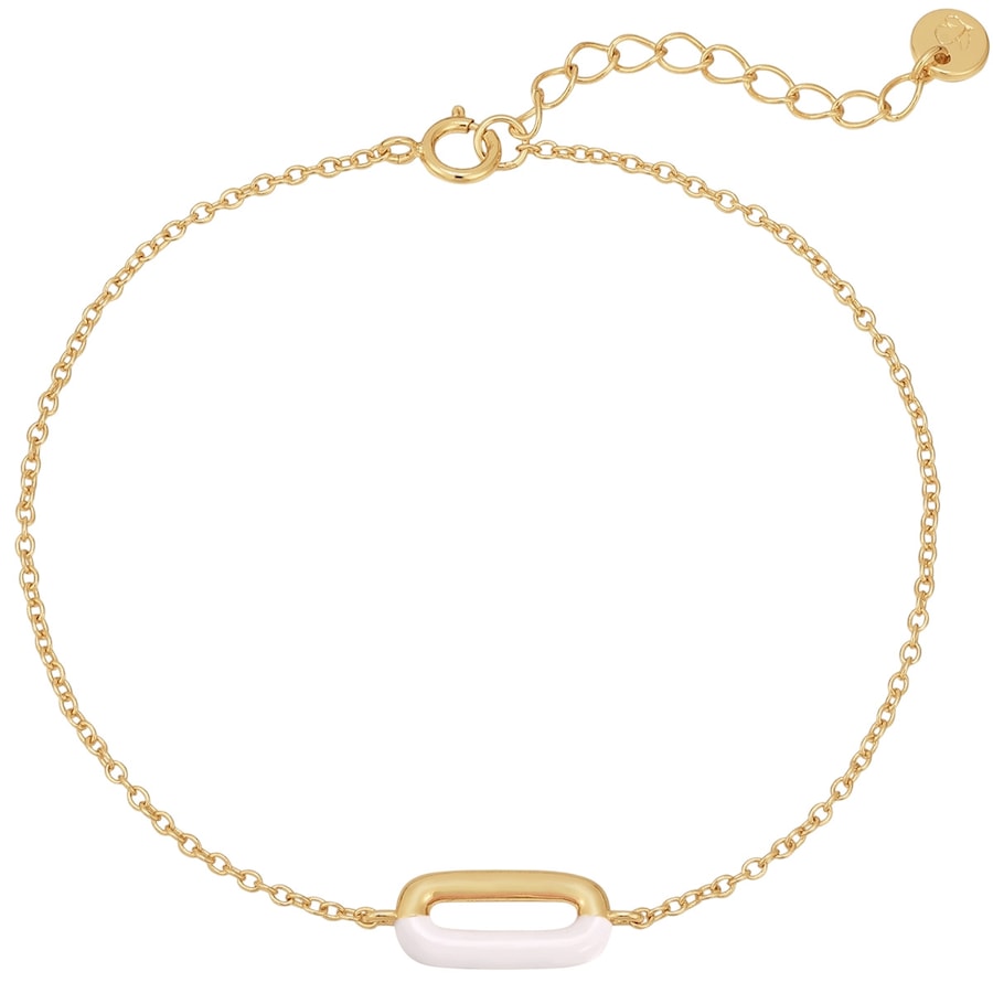 Glanzstücke München Bransoletka Srebro wysokiej próby Żółte złoto Bransoletki 1 ct Damski