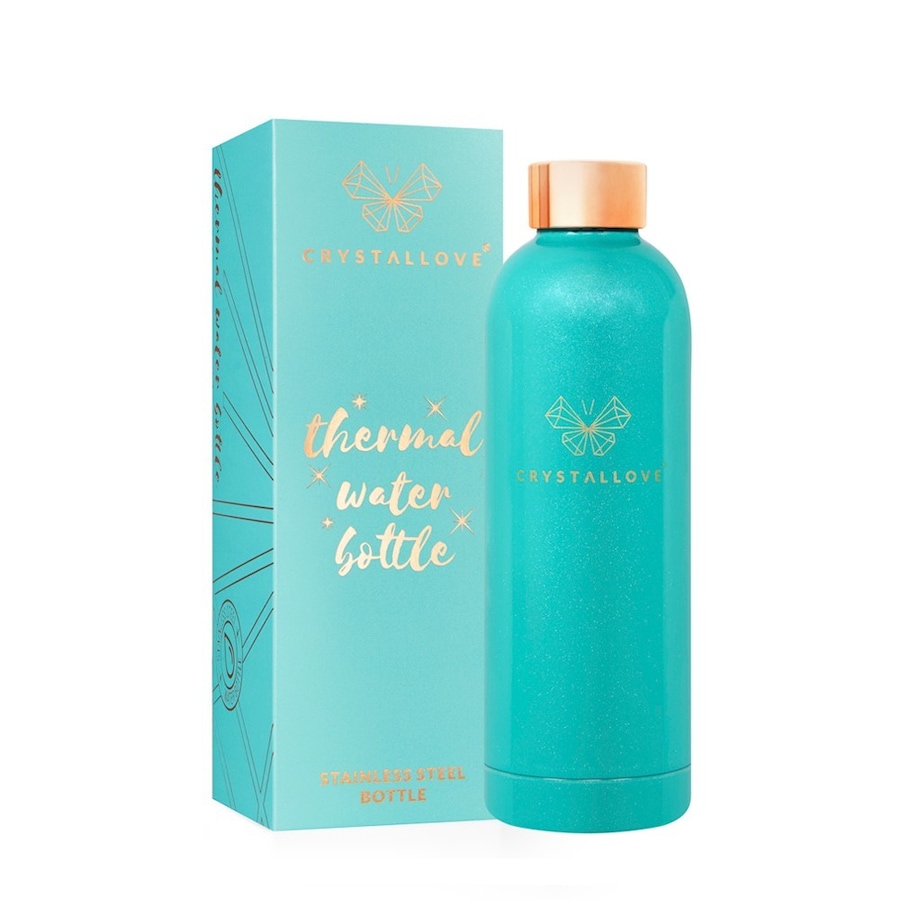 Crystallove Butelka termiczna na wodę amazonite Butelki 1 ct