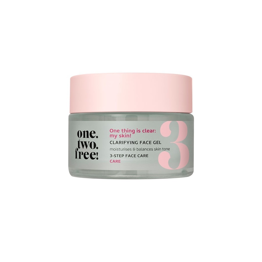 one.two.free! Krok 2. Przygotowanie Clarifying Face Gel Kremy do twarzy 50 ml