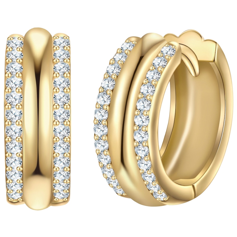 Rafaela Donata Kolczyki z Srebro wysokiej próby w Żółte złoto Kolczyki koła 1 ct Damski