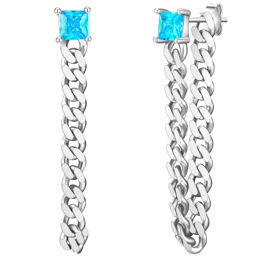 Glanzstücke München Kolczyki z Srebro wysokiej próby w Srebrny 1 ct Damski