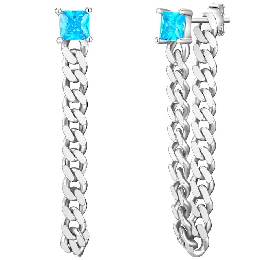 Glanzstücke München Kolczyki z Srebro wysokiej próby w Srebrny 1 ct Damski