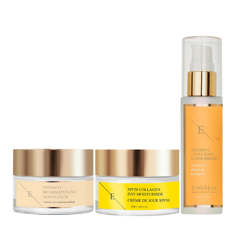 ErthSkin London Aufhellendes Zestaw energetyczny z witaminą C Serum przeciwzmarszczkowe 1 ct Damski