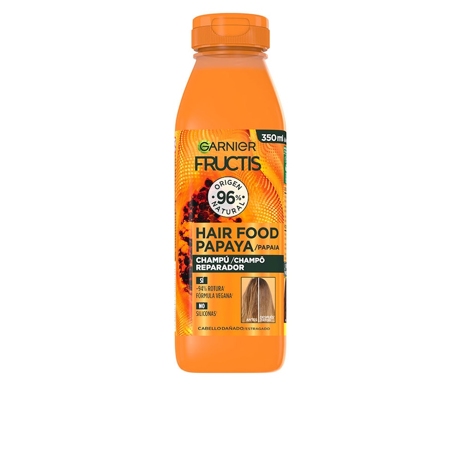 Garnier FRUCTIS HAIR FOOD PAPAYA szampon naprawczy Szampony 350 ml Damski