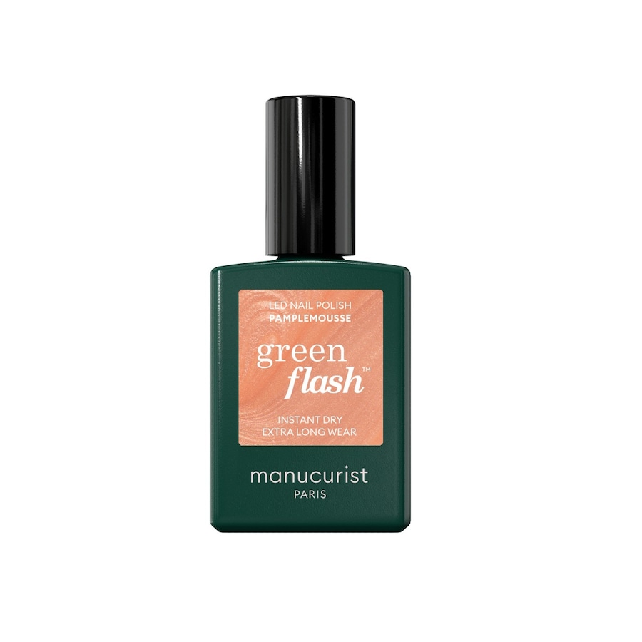 manucurist green flash Flash Instant Dry Extra Long Wear Lakiery do paznokci 15 ml #FFC5AD