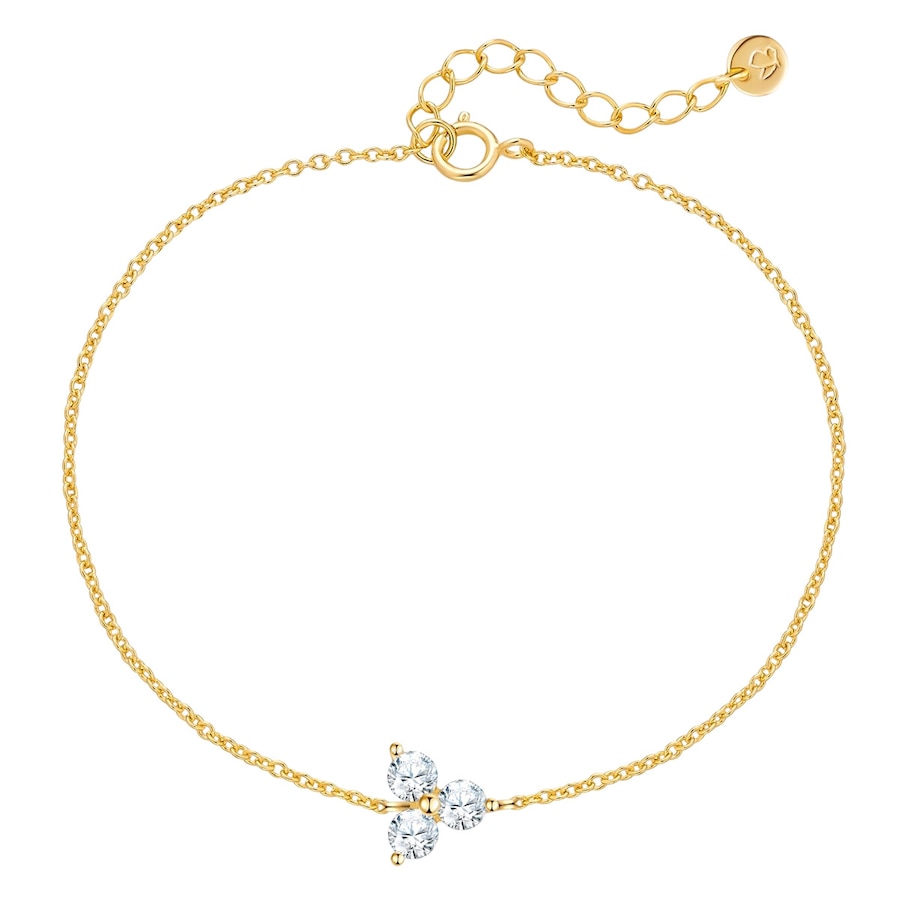 Glanzstücke München Bransoletka z Srebro wysokiej próby w Żółte złoto Bransoletki 1 ct Damski