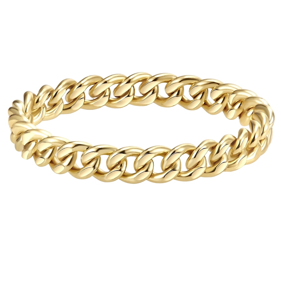 Glanzstücke München Srebrny pierścionek srebro wysokiej próby żółte złoto Pierścionki 1 ct Damski