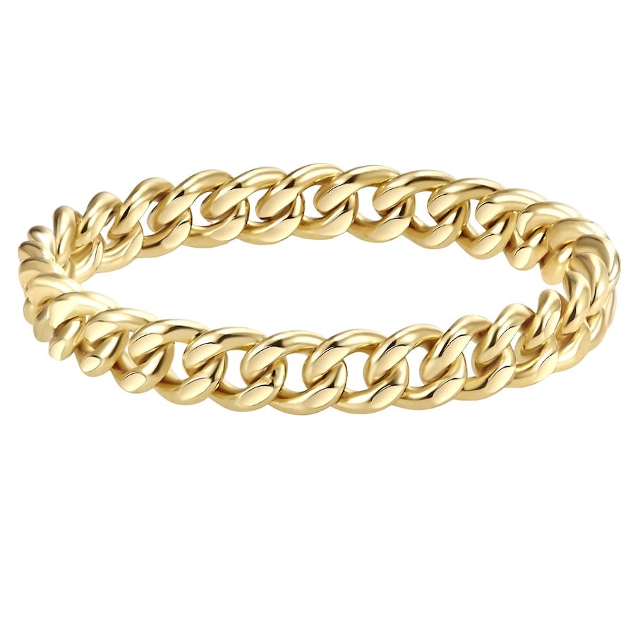 Glanzstücke München Srebrny pierścionek srebro wysokiej próby żółte złoto Pierścionki 1 ct Damski