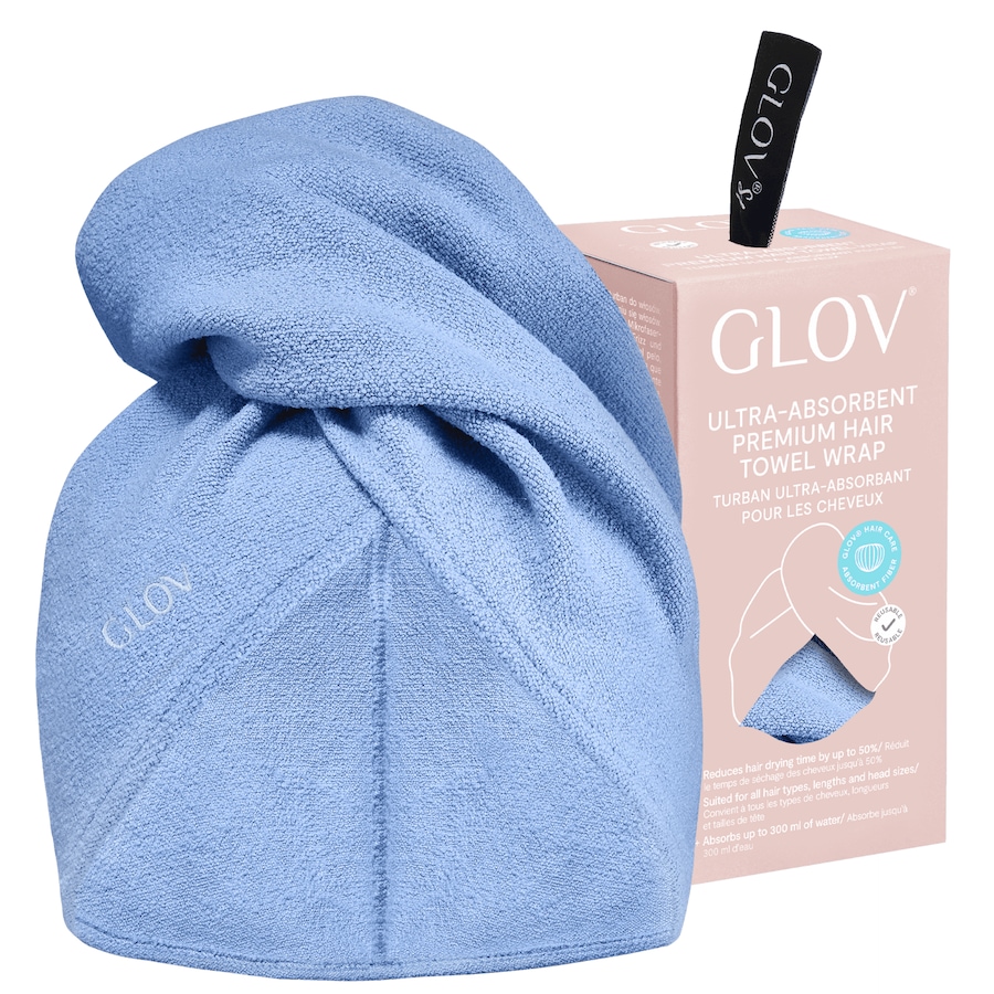 GLOV GLOV Hair Wrap Turban Blue Ręczniki 1 ct