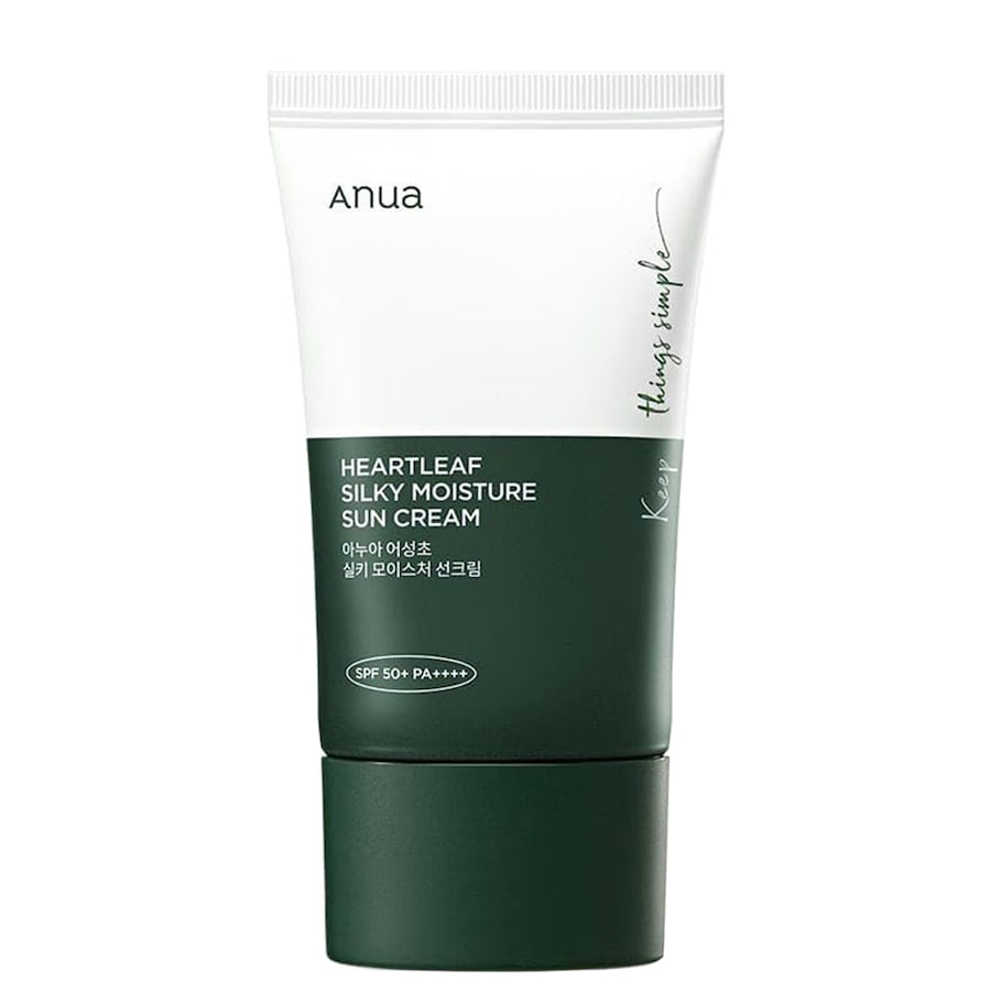 Anua Heartleaf Silky Moisture Sun Cream SPF 50/ PA++++ Ochrona przeciwsłoneczna 05 l