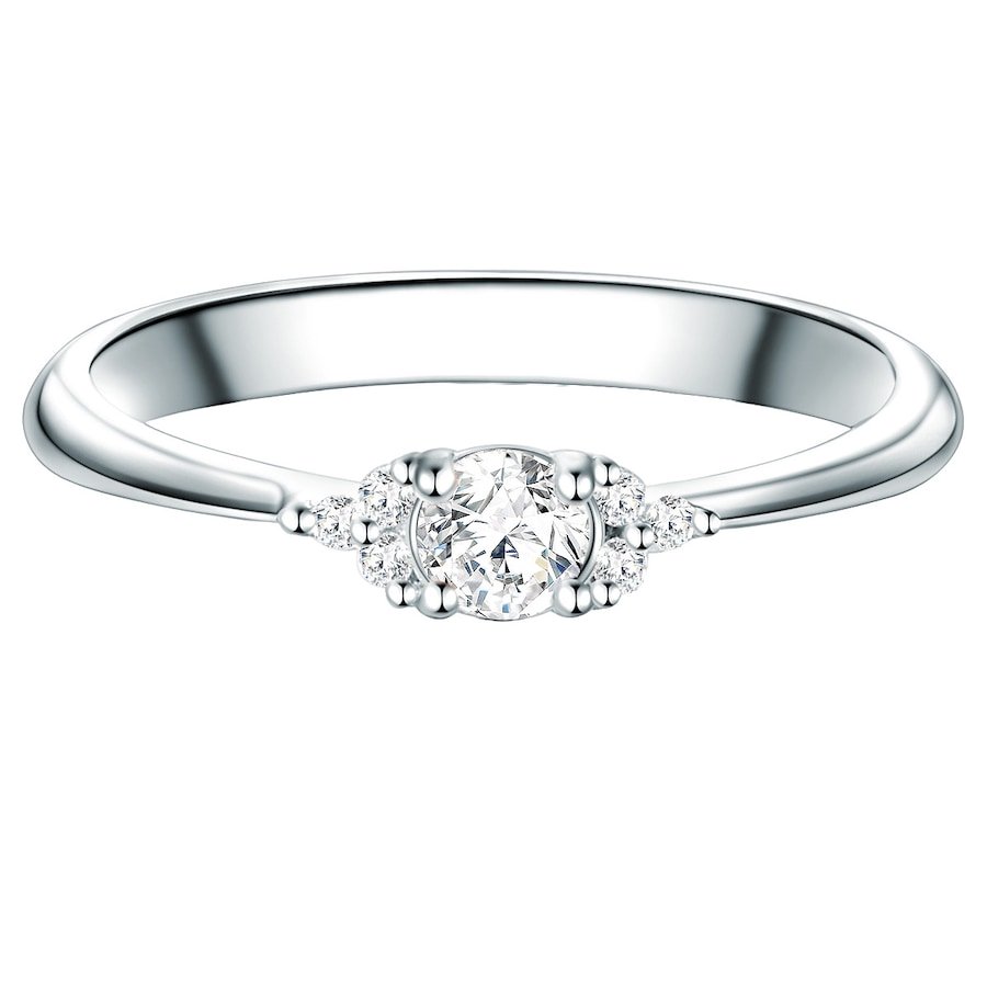 Trilani Srebrny pierścionek srebro wysokiej próby Cyrkonia srebrny Pierścionki 1 ct Damski