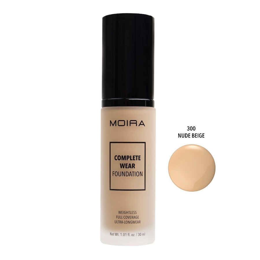 Moira Podkład Complete Wear Podkłady 30 ml 300 - NUDE BEIGE