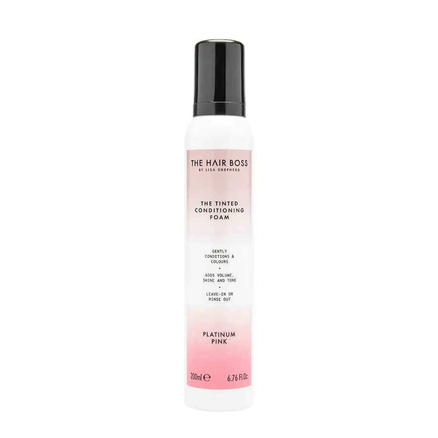 The Hair Boss Tonująca odżywka w piance do blondów -Platinum Pink. The Hair Boss The Tinted Conditioning Foam - Platinum Pink Odżywki do włosów 200 ml
