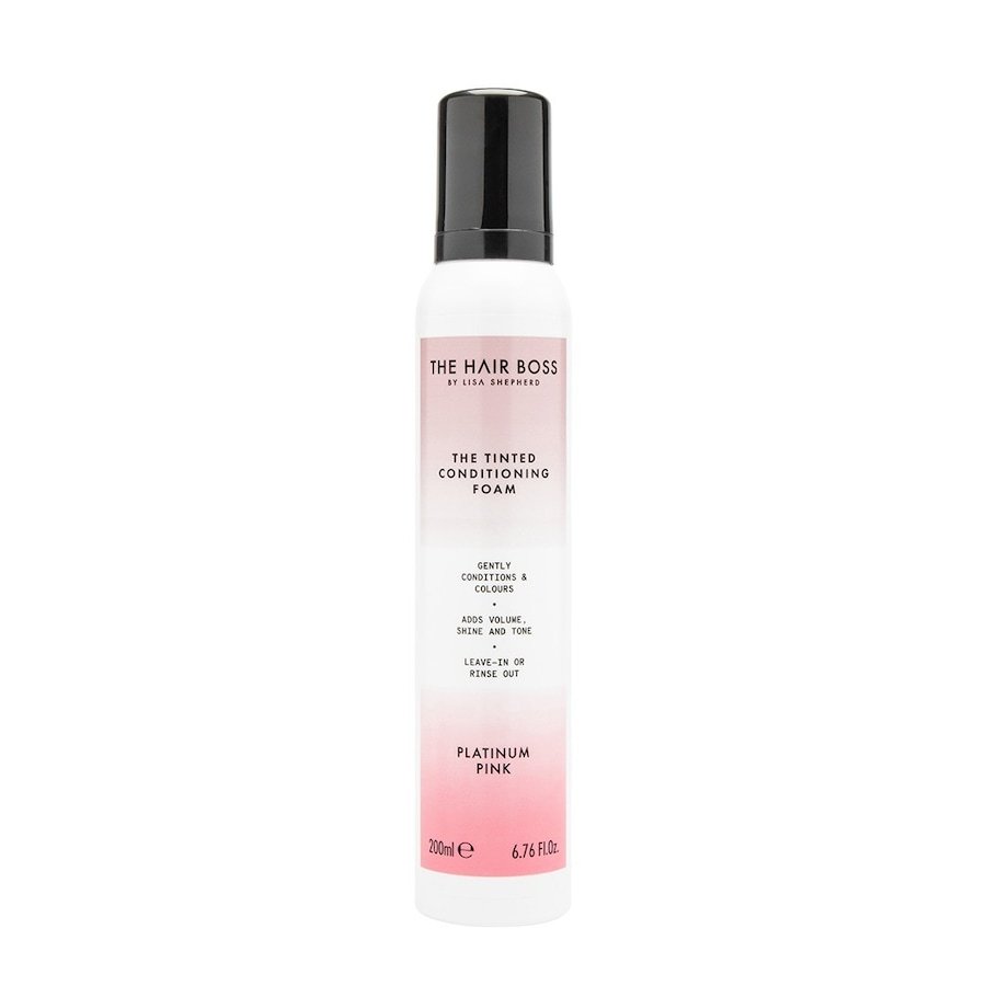 The Hair Boss Tonująca odżywka w piance do blondów -Platinum Pink. The Hair Boss The Tinted Conditioning Foam - Platinum Pink Odżywki do włosów 200 ml