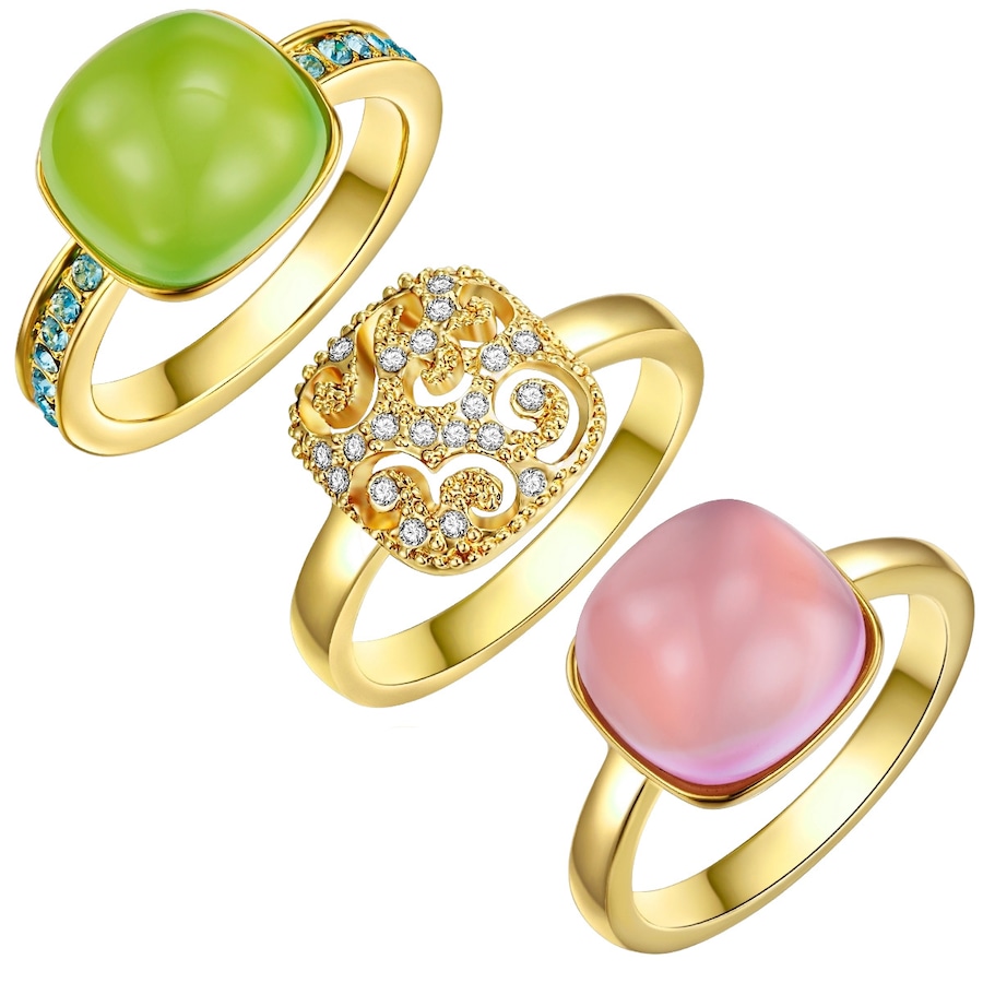 Lulu & Jane Stop metali Zdobienie kryształkami Swarovski® Zestawy 1 ct Damski