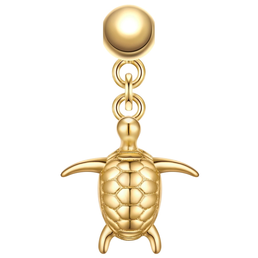 Glanzstücke München Charm Żółw Srebro wysokiej próby Żółte złoto Wisiorki 1 ct Damski