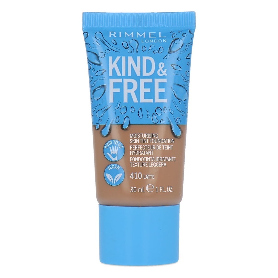 Rimmel London KIND&FREE wegański podkład nawilżający nr 001 Fair Porcelain Podkłady 30 ml