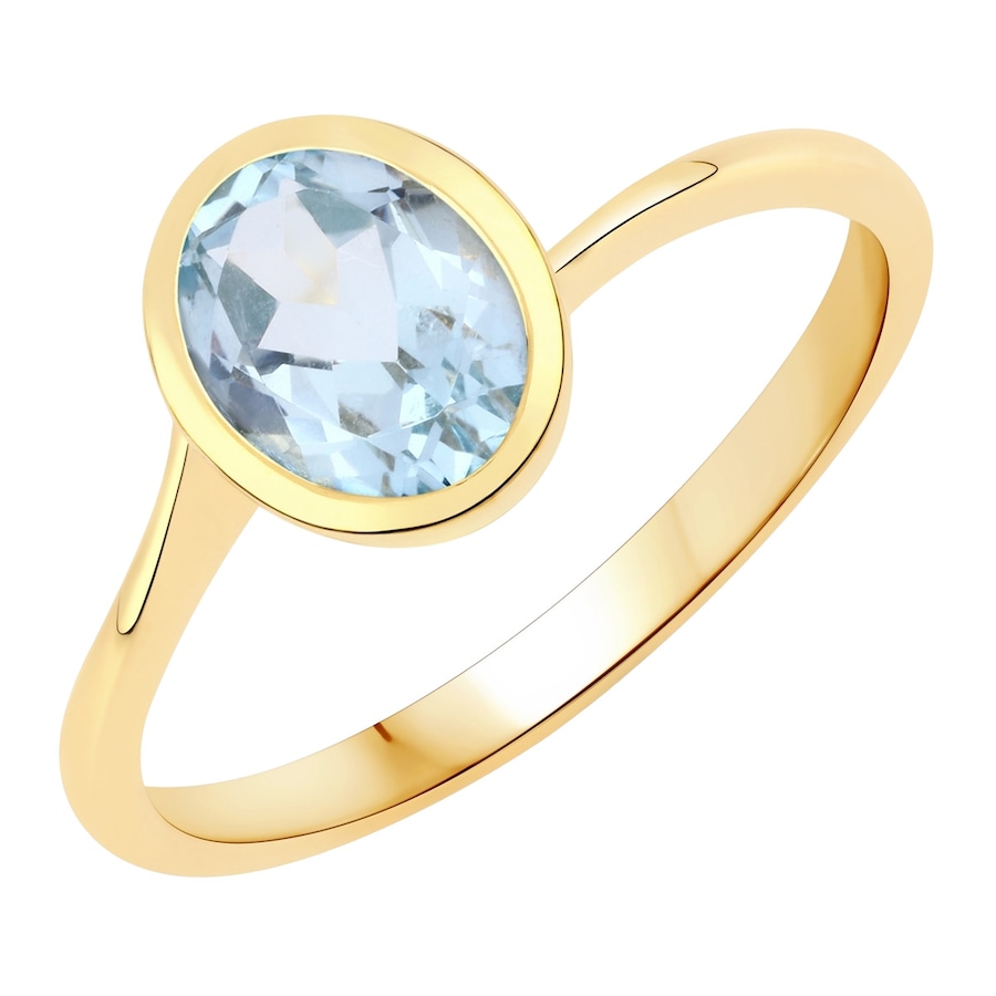 Rafaela Donata Pierścionek Srebro wysokiej próby Żółte złoto Pierścionki 1 ct Damski