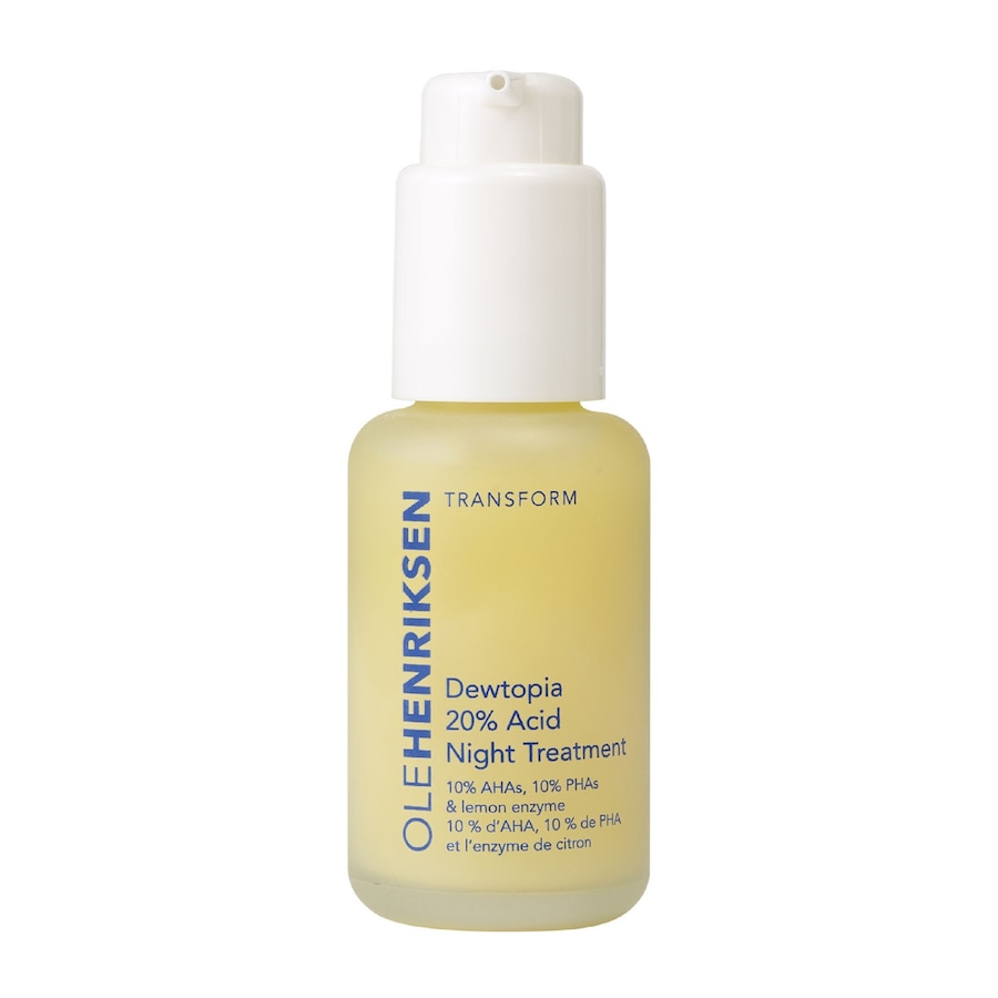Ole Henriksen Transform Dewtopia 20% Acid Night Treatment - Serum nocne wyrównujące koloryt z AHA i PHA Serum przeciwzmarszczkowe 30 ml