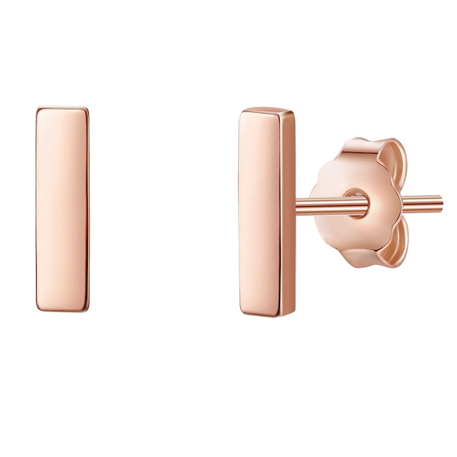 Glanzstücke München Srebrne kolczyki sztyfty srebro wysokiej próby żółte złoto Kolczyki 1 ct Damski