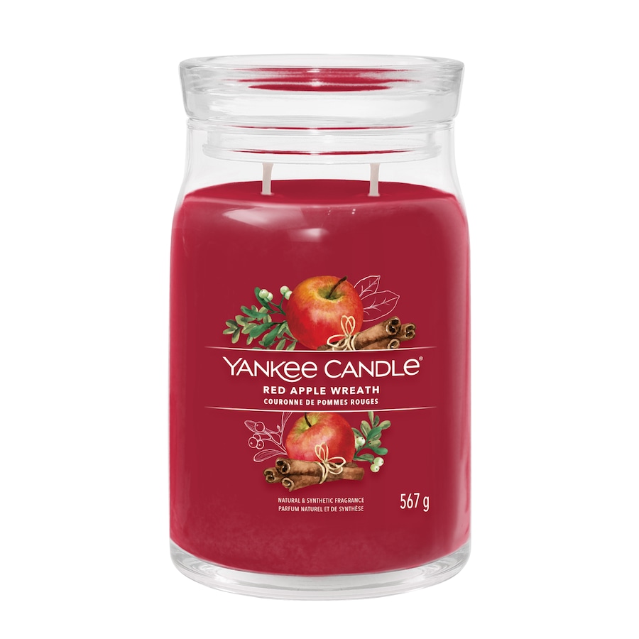 YANKEE CANDLE LARGE TUMBLER RED APPLE WREATH Świeczki 567 g