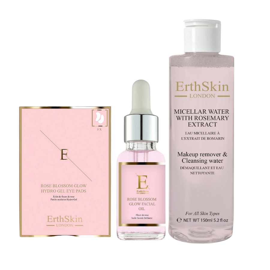 ErthSkin London Zestaw oczyszczający Rose Glow Zestawy do pielęgnacji twarzy 1 ct Damski
