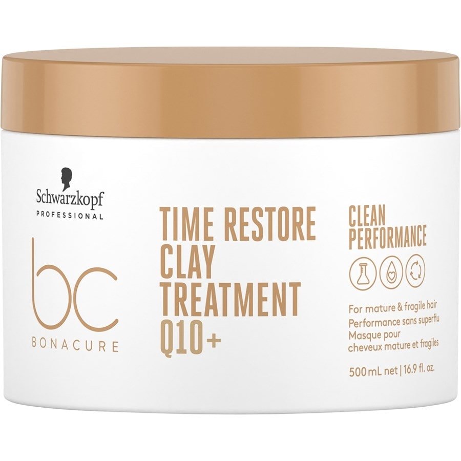 Schwarzkopf Professional BC BONACURE Q10 Time Restore Obróbka gliny Maski do włosów 500 ml Damski