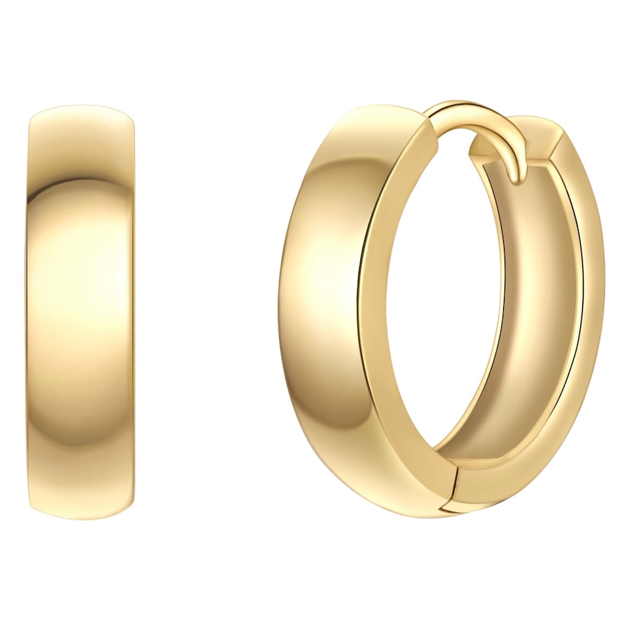 Yokoamii Kolczyki w Stop metali z Żółte złoto Kolczyki koła 1 ct Damski