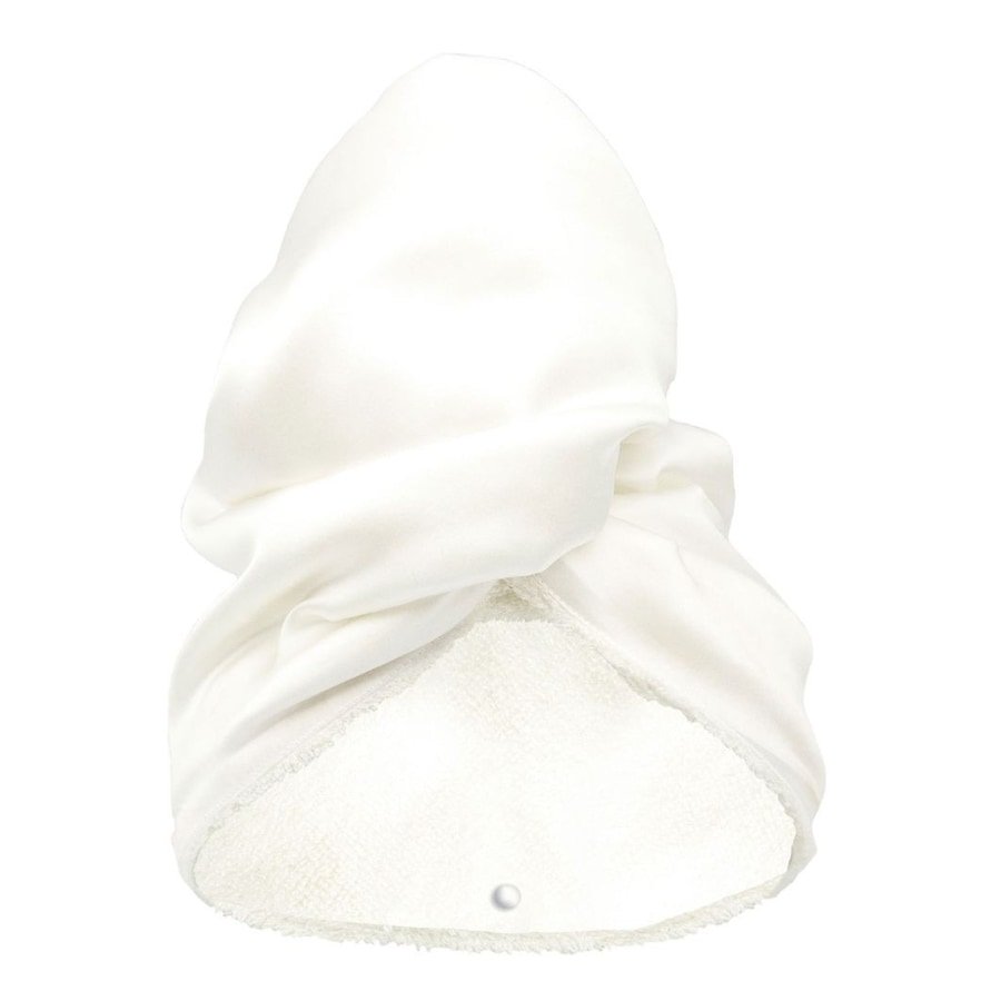 So fluffy Jedwabno bambusowy turban Ręczniki 1 ct Biały