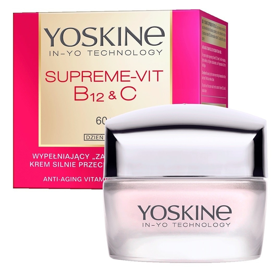 Yoskine Yoskine Supreme-Vit B12 + C, Wypełniający krem silnie przeciwzmarszczkowy na dzień 60+, 50 ml Kremy do twarzy Damski