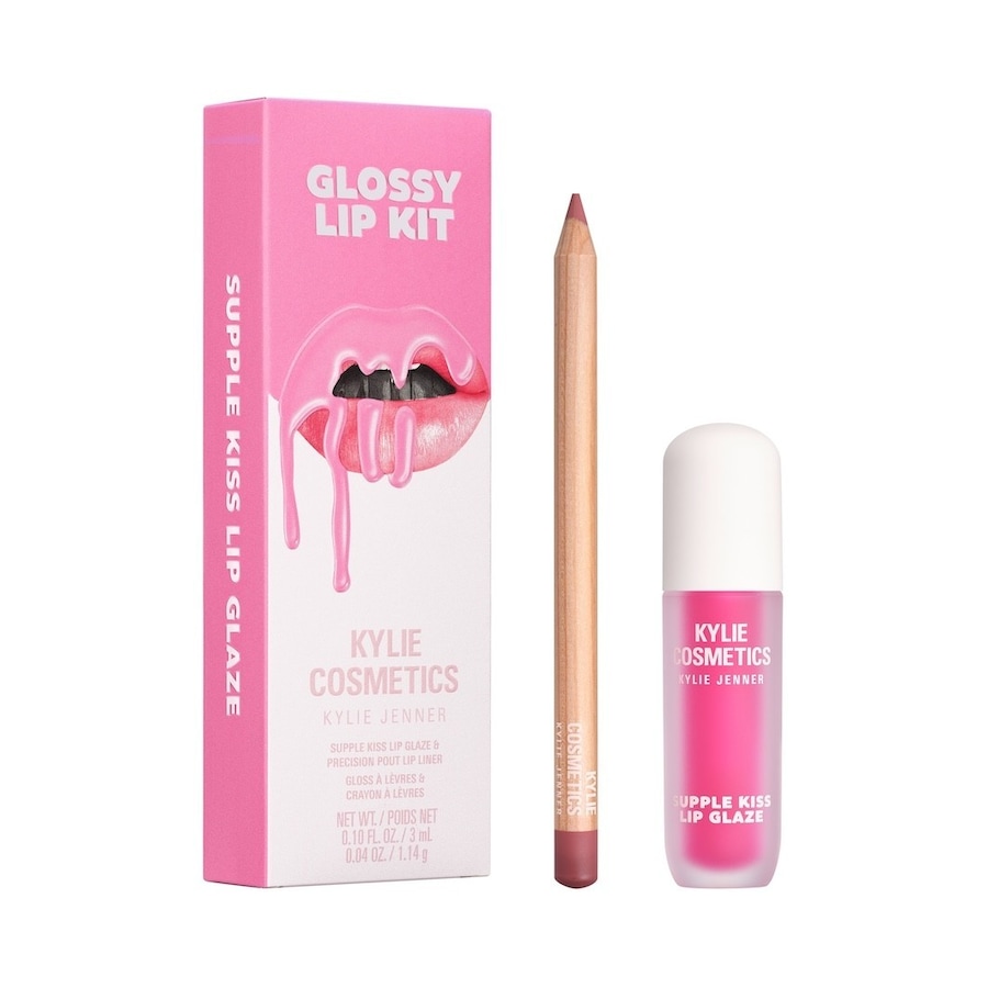 KYLIE COSMETICS Kylie Cosmetics Glossy Lip Kit - Candy Pink Zestawy kosmetyków do makijażu 1 g 811 - CANDY PINK