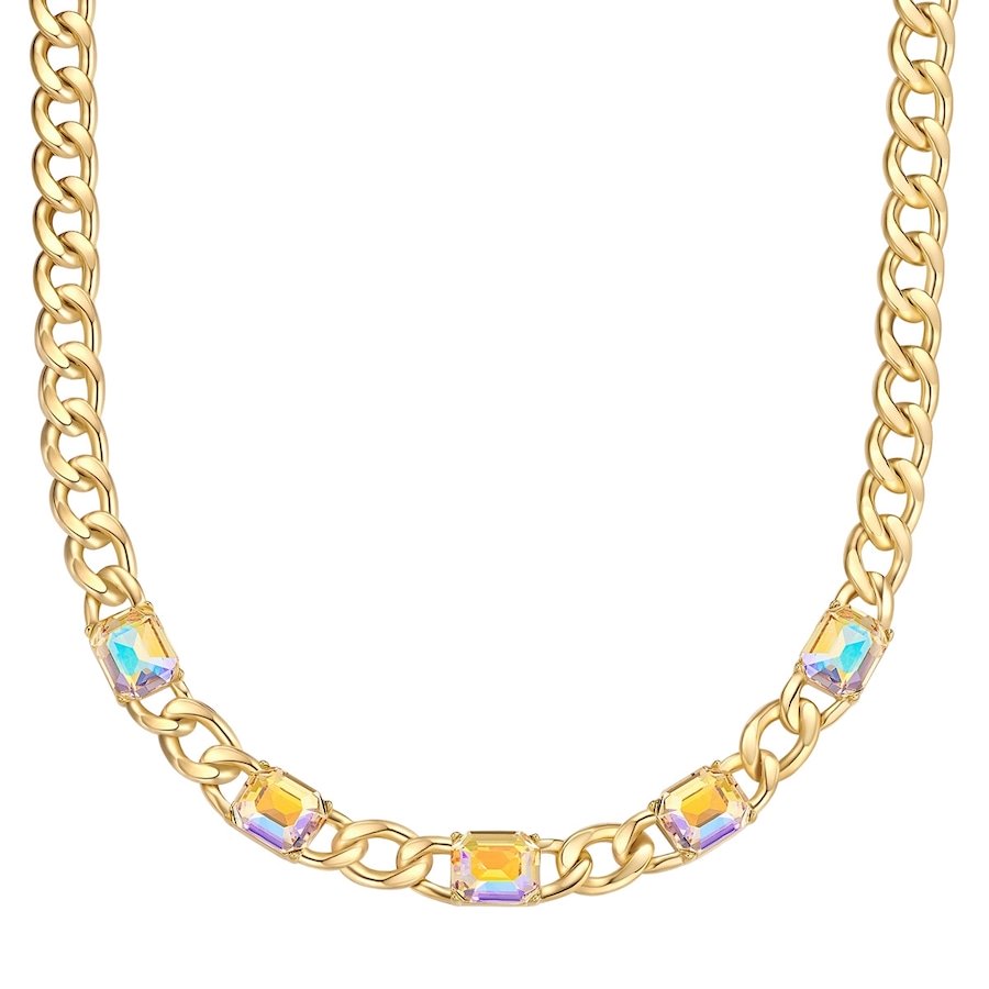 Yokoamii Łańcuszek w Mosiadz z Żółte złoto Naszyjniki 1 ct Damski