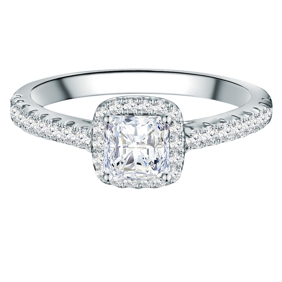 Trilani Srebrny pierścionek srebro wysokiej próby Cyrkonia srebrny Pierścionki 1 ct Damski