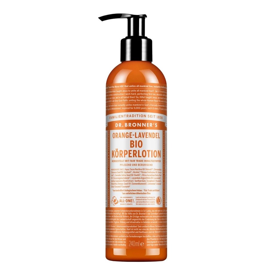 Dr. Bronner's Orange-Lavender Bio Body Lotion Balsamy do ciała 240 ml